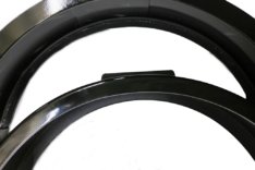 2 Aluminum Trailer Fenders Black – Bolt-On, 45″x10″, for 15″ Wheels, Heavy Duty