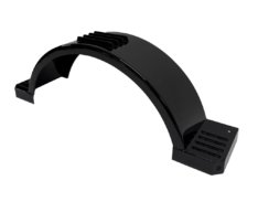 2 Aluminum Trailer Fenders Black – Bolt-On, 45″x10″, for 15″ Wheels, Heavy Duty