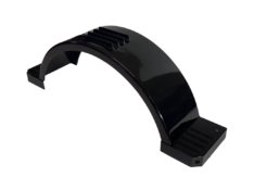 2 Aluminum Trailer Fenders Black – Bolt-On, 45″x10″, for 15″ Wheels, Heavy Duty