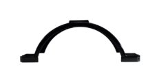 2 Aluminum Trailer Fenders Black – Bolt-On, 45″x10″, for 15″ Wheels, Heavy Duty