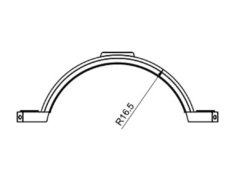 2 Aluminum Trailer Fenders Black – Bolt-On, 45″x10″, for 15″ Wheels, Heavy Duty