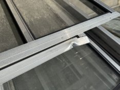 Commercial-Grade Concession Trailer Serving Window with Sliding Tempered Glass Factory Second