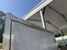 Commercial-Grade Concession Trailer Serving Window with Sliding Tempered Glass Factory Second