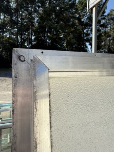 Commercial-Grade Concession Trailer Serving Window with Sliding Tempered Glass Factory Second