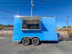 Commercial-Grade Concession Trailer Serving Window with Sliding Tempered Glass
