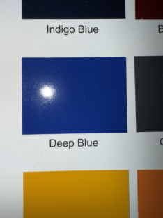 17 Sheets 0.030″x49″x94″ Aluminum Trailer Skin Panel Deep Blue Exterior